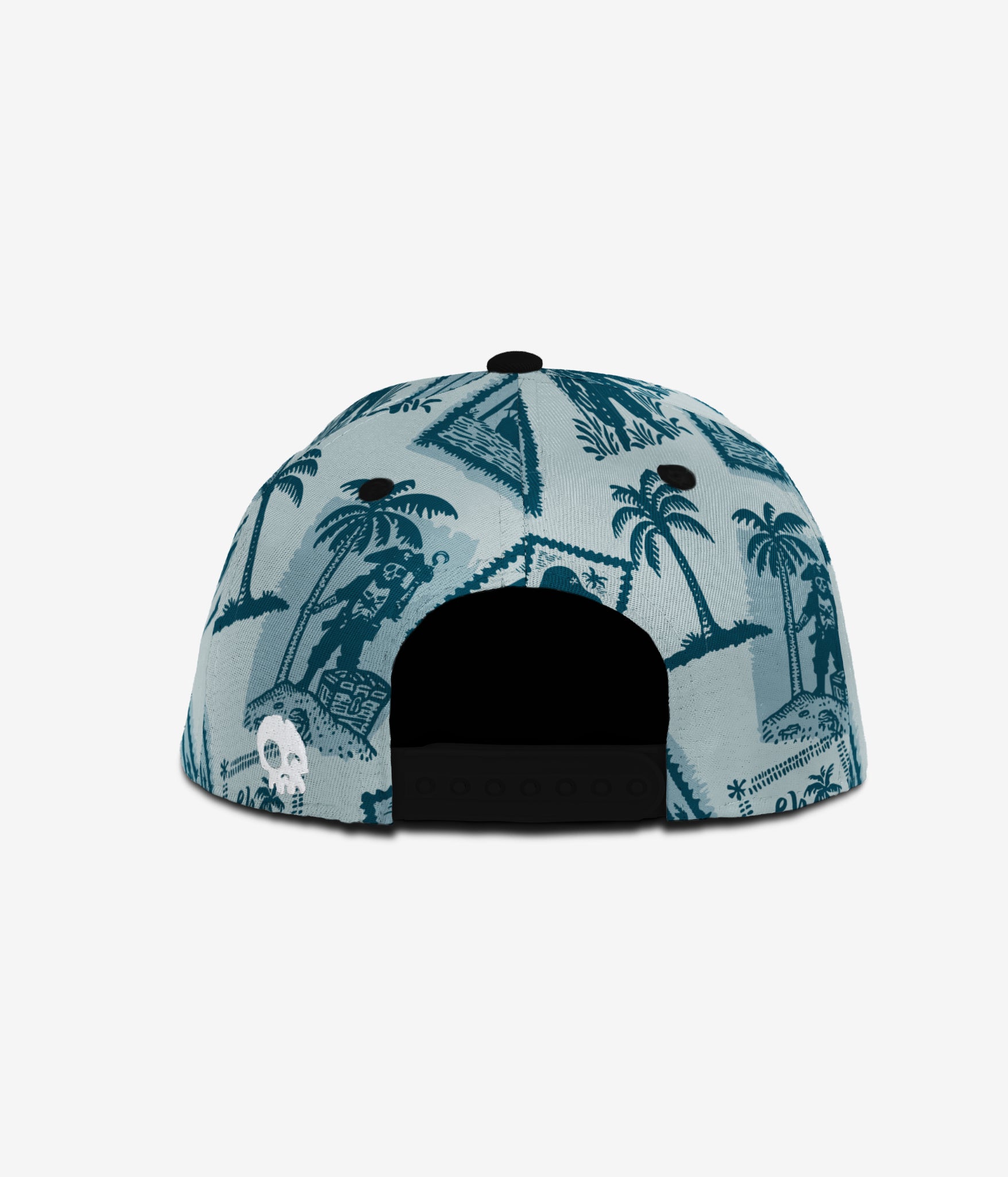Ahoy, Matey! Snapback - Dusty Aqua