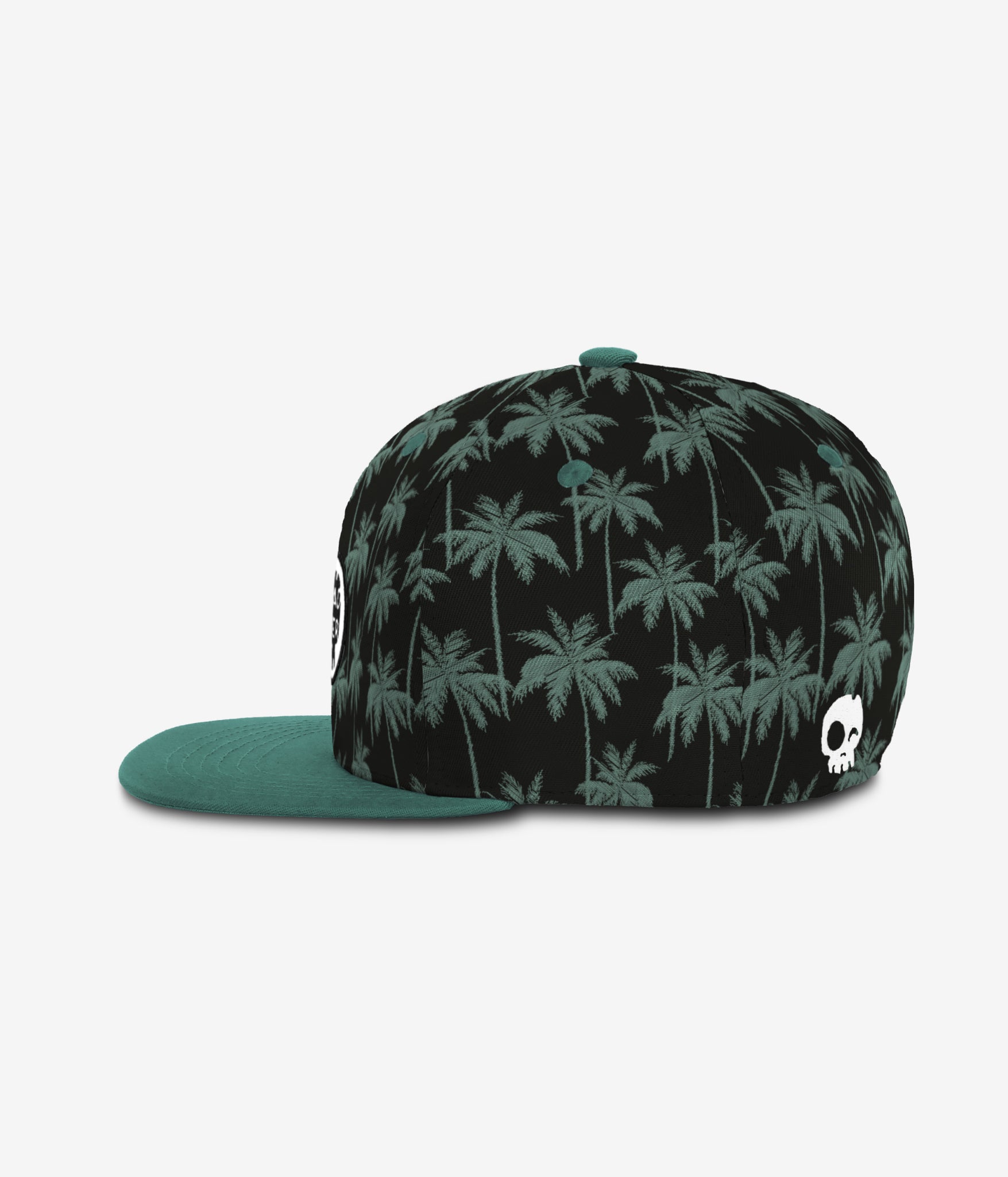 Midnight Palms Snapback - Black