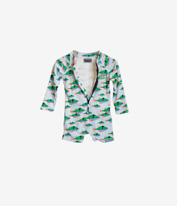 Underwater LongSleeve One Piece Swimsuit