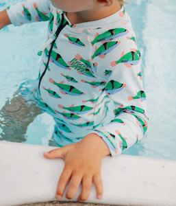 Underwater LongSleeve One Piece Swimsuit