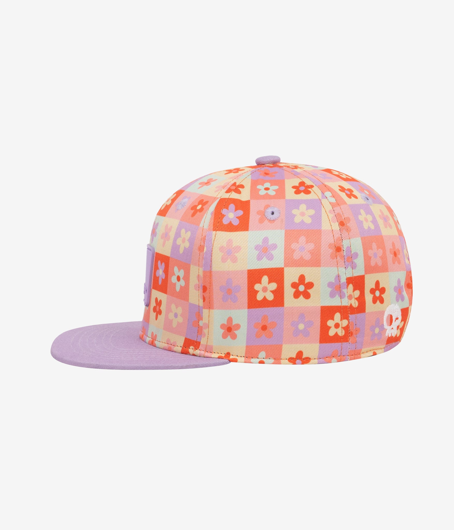 Quilty Flower Snapback Squash