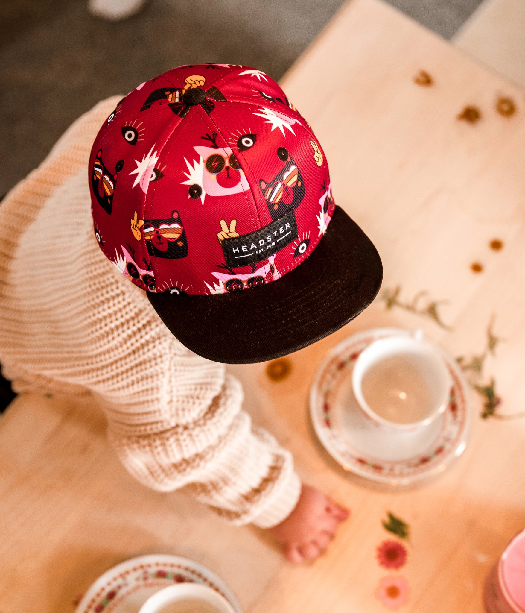 Teddy's Cool Snapback - Merlot