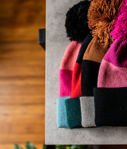 Tricolor Toque - Salty Blue